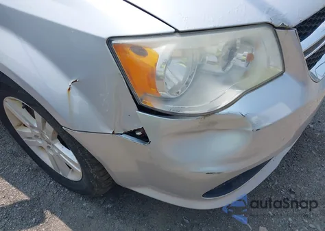 2012 Dodge Grand Caravan Sxt из США, поврежденный, VIN 2C4RDGCG8CR268494